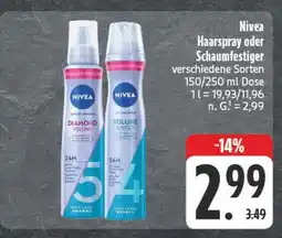 Edeka Nivea haarspray diamond volume Angebot