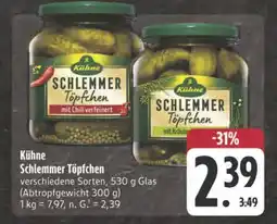 Edeka Kühne schlemmer töpfchen mit chili verfeinert Angebot