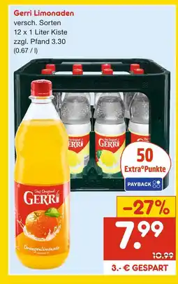 Netto Marken-Discount Gerri limonaden Angebot
