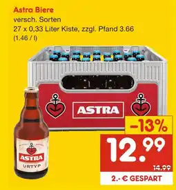 Netto Marken-Discount Astra biere Angebot