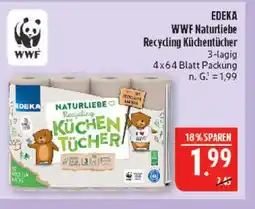 Marktkauf Edeka wwf naturliebe recycling küchentücher Angebot