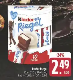 Edeka Kinder riegel Angebot