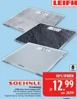 Marktkauf Soehnle pwd style sense compact 300 Angebot