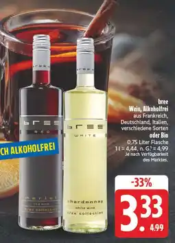 Edeka Bree merlot red wine Angebot