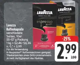 Edeka Lavazza espresso maestro kaffeekapseln Angebot
