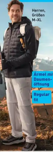 Aldi Nord Crane Herren Gesteppte Fleecejacke Angebot
