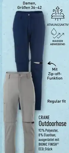 Aldi Nord Crane Outdoorhose Angebot