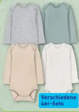 Aldi Nord Lily & Dan Baby-Bodys 4er-Sets Angebot