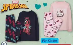 Aldi Nord Spider-Man Kinder Schlafanzug Angebot