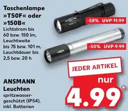 Kaufland Taschenlampe T50F oder 150B Angebot