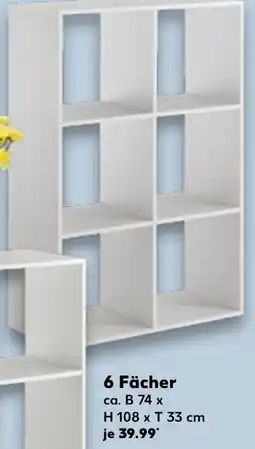 Kaufland Regal 6 Fächer Angebot
