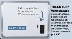 Kaufland TALENTUS Whiteboard Angebot