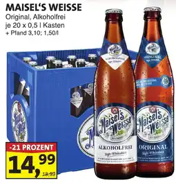 Lösch Depot MAISEL'S WEISSE Original, Alkoholfrei Angebot