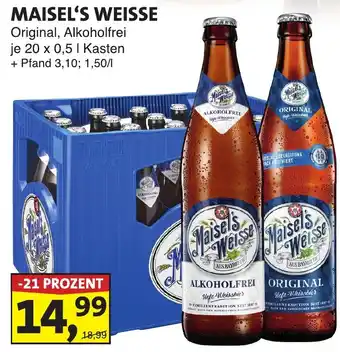 Lösch Depot MAISEL'S WEISSE Original, Alkoholfrei Angebot