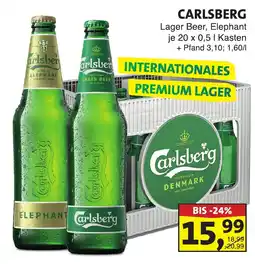 Lösch Depot CARLSBERG Lager Beer, Elephant Angebot