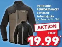 Kaufland PARKSIDE PERFORMANCE Softshell Arbeitsjacke Angebot