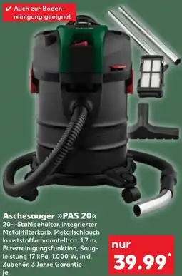 Kaufland Parkside Aschesauger PAS 20 Angebot
