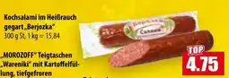 Mix Markt Kochsalami im Heiẞrauch gegart,,Berjozka" Angebot