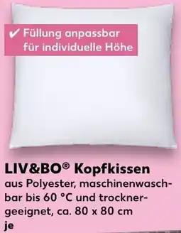 Kaufland LIV&BO Kopfkissen Angebot