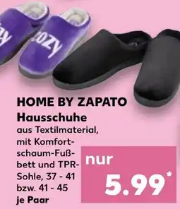 Kaufland HOME BY ZAPATO Hausschuhe Angebot