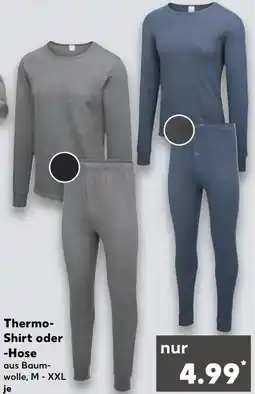 Kaufland Thermo Shirt oder Hose Angebot