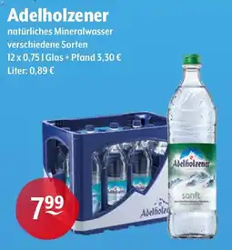 Getränke Hoffmann Adelholzener natürliches Mineralwasser Angebot