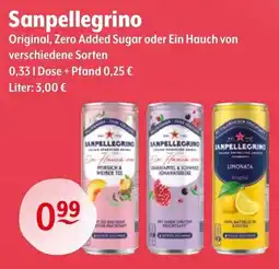 Getränke Hoffmann Sanpellegrino Original, Zero Added Sugar oder Ein Hauch von Angebot