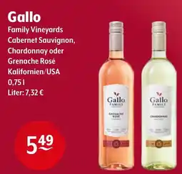 Getränke Hoffmann Gallo Family Vineyards Cabernet Sauvignon, Chardonnay oder Grenache Rosé Angebot