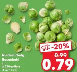 Kaufland Niederl./belg. Rosenkohl Angebot