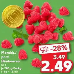 Kaufland Marokk./ port. Himbeeren Angebot