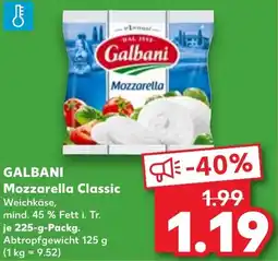 Kaufland GALBANI Mozzarella Classic Angebot