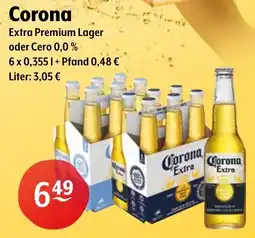 Getränke Hoffmann Corona Extra Premium Lager oder Cero 0,0 % Angebot