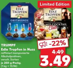 Kaufland TRUMPF Edle Tropfen in Nuss Angebot