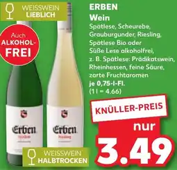 Kaufland ERBEN Wein Angebot