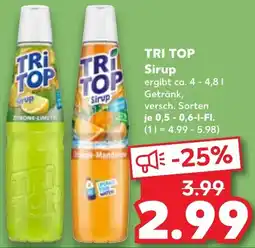 Kaufland TRI TOP Sirup Angebot