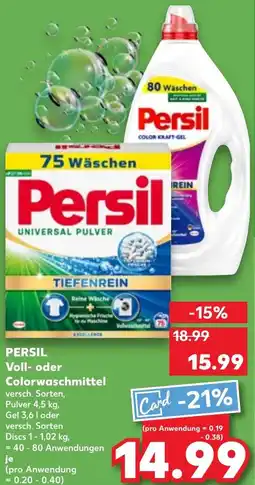 Kaufland PERSIL Voll- oder Colorwaschmittel Angebot