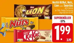 Edeka Nestlé KitKat, Nuts, Lion oder Smarties Angebot