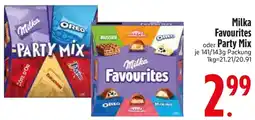 Edeka Milka Favourites oder Party Mix Angebot