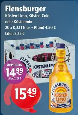 Getränke Hoffmann Flensburger Küsten-Limo, Küsten-Cola oder Küstenmix Angebot