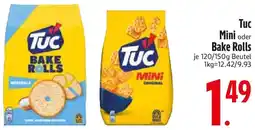 Edeka Tuc Mini oder Bake Rolls Angebot