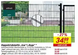 toom Baumarkt Doppelstabmatte „Ivar"/,,Hugo" Angebot