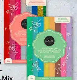 Aldi Nord Home Creation Bastel­ papier-Mix Angebot