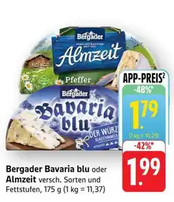 Edeka BERGADER Bavaria Blu oder Almzeit Angebot