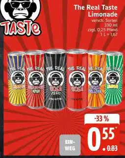 Edeka The Real Taste Limonade Angebot