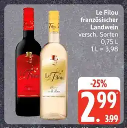 Edeka Le Filou französischer Landwein Angebot