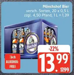 Edeka Mönchshof Bier Angebot
