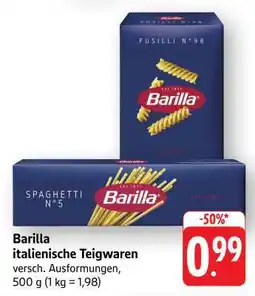 Edeka Barilla italienische Teigwaren Angebot