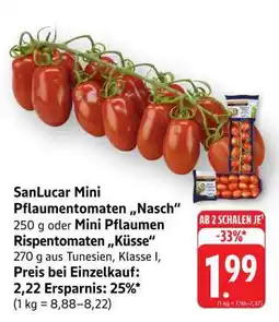Edeka SanLucar Mini Pflaumentomaten Angebot
