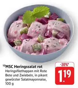 Edeka MSC Heringssalat rot Angebot