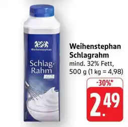 Edeka Weihenstephan Schlagrahm Angebot